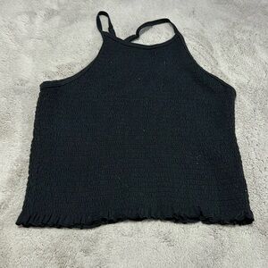 Black Crop Tank